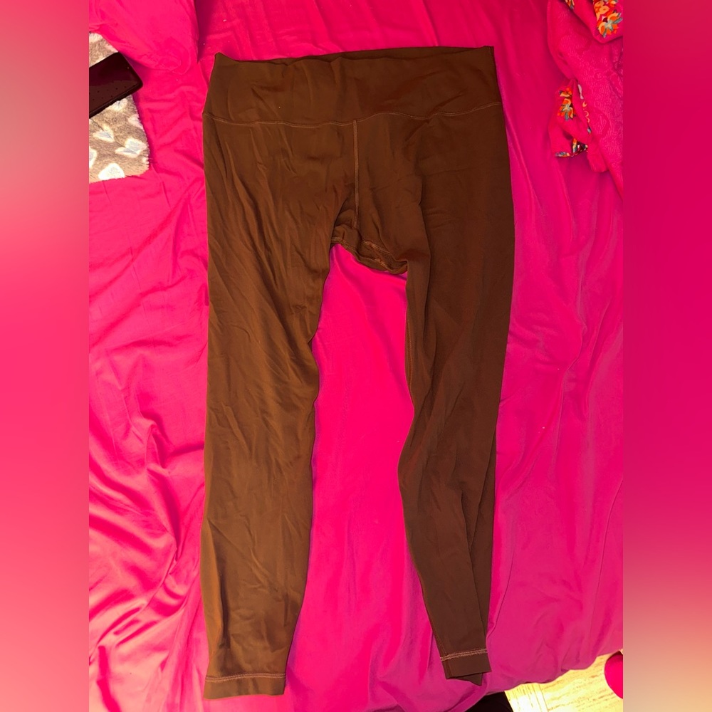Lululemon Align leggings 28” size 18 Java